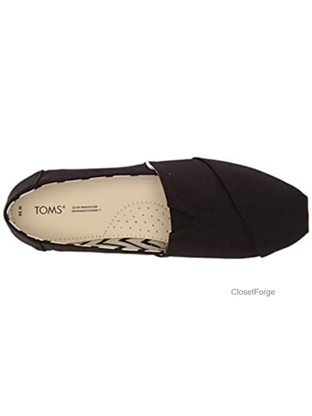TOMS Alpargata Classic Slip-On Espadrille Recycled Cotton Canvas